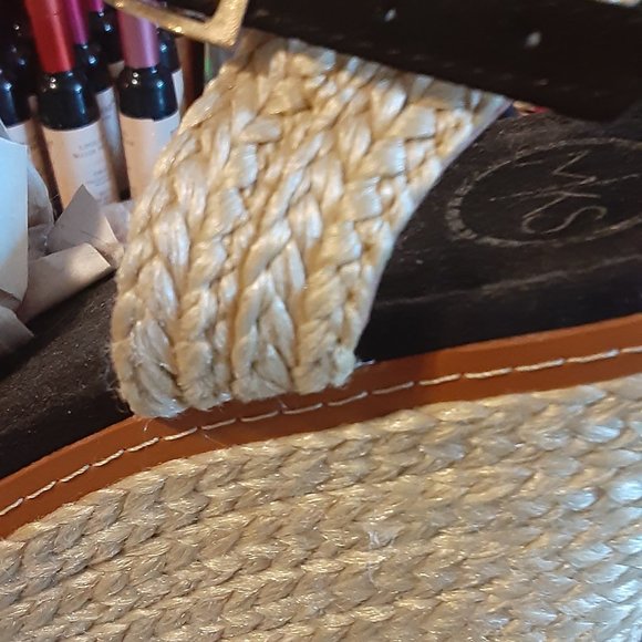 MAKERS MORA 57 MADE IN COLUMBIA SHOES BLACK WEGE PLATFORM - Picture 3 of 4